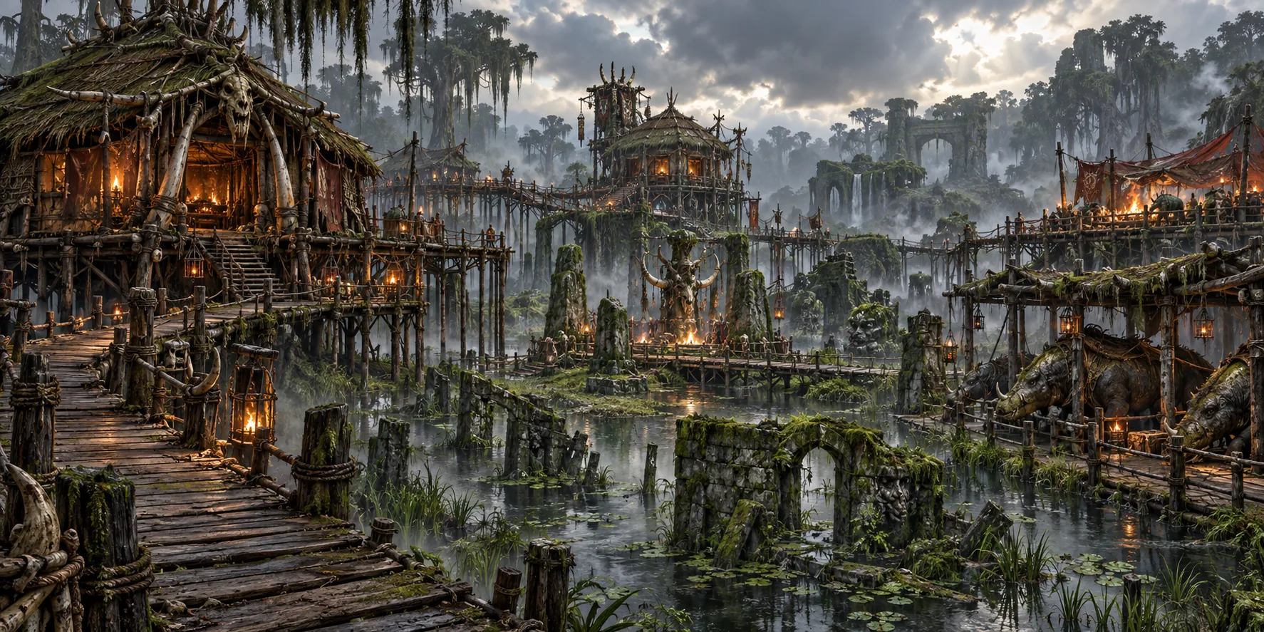 Concept art of Grimstomp Hollow