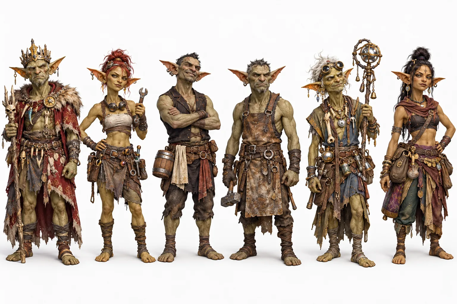 Skitterfen NPC character concepts
