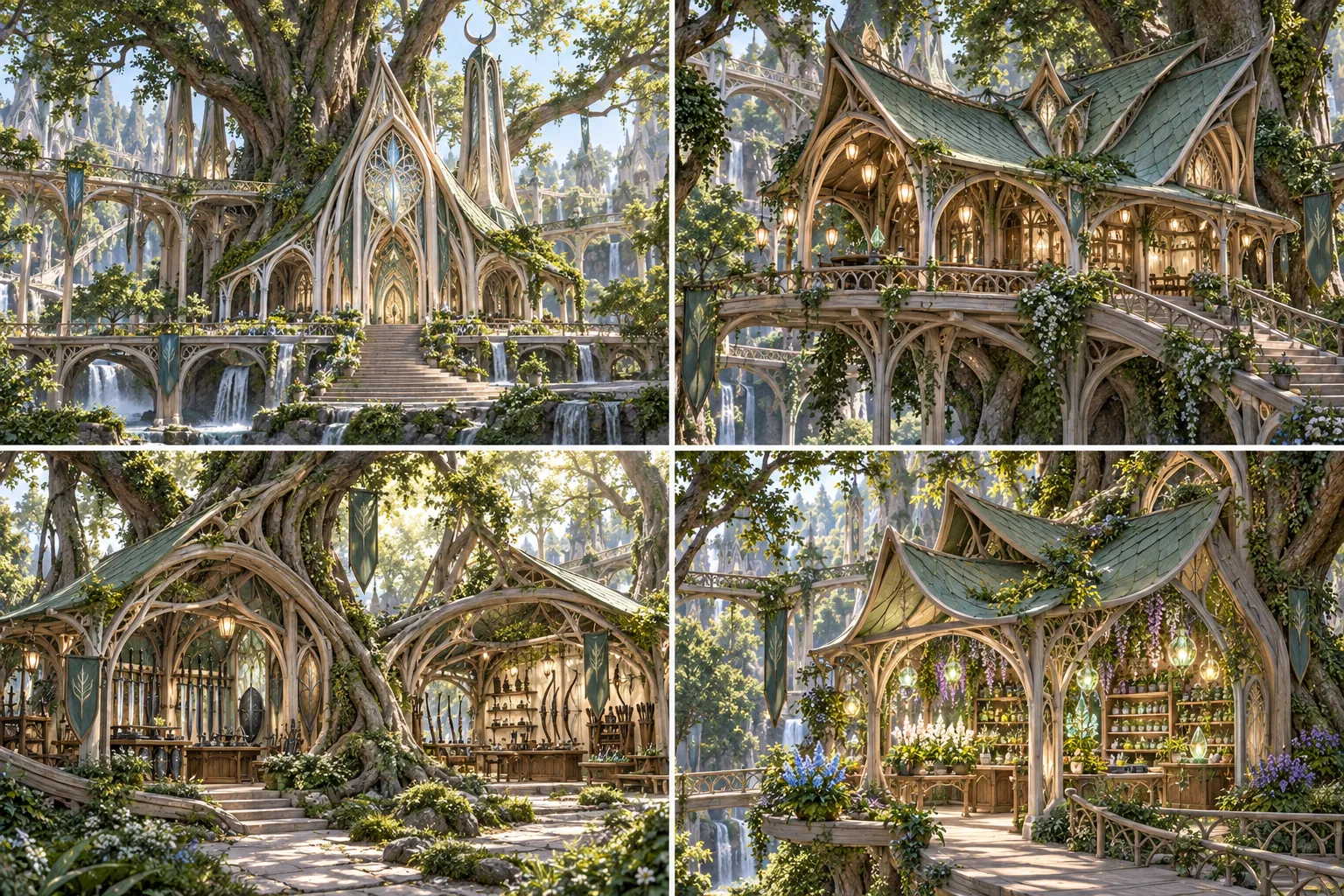 Syltharis architecture and key buildings