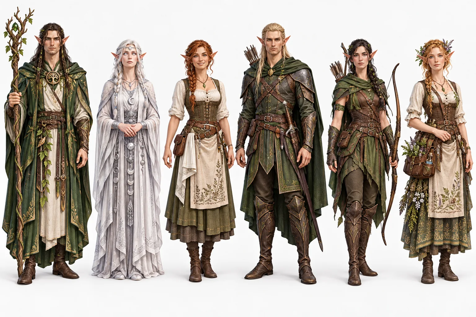 Syltharis NPC character concepts